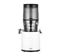 HUROM Exprimidor lento,Exprimidor de verduras y frutas,H320N,Prensa fría eléctrica,Motor silencioso,Fácil de limpiar,Con depósito grande y filtro de colador,2 l,200 W,Sin BPA,Blanco
