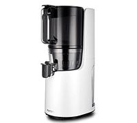 Hurom H200 Renewed - Exprimidor lento y fácil de limpiar, color blanco, manos libres, tolva que se adapta a productos enteros, motor silencioso, sin BPA, fácil montaje, exprimidor masticante de prensa