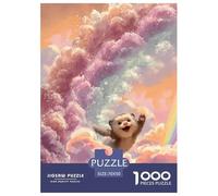 Hurón fantástico Puzzle 3D De Papel 70x50cm/1000pcs Cielo arcoíris Juego Educativo para Todos Relajación Y Decoración Regalo Útil