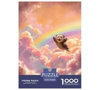 Hurón fantástico Puzzle De 1000 Piezas 70x50cm/1000pcs Cielo arcoíris Juego Educativo Y Relajante Decoración Hogareña Creativa Regalo Universal para Todos