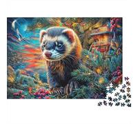 Hurón Puzzles Entretenimiento Creativo Rompecabezas 1000 Piezas Obra De Arte De Juego De para Adultos Y Niños 52x38cm/1000pcs