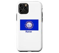 Huron South Dakota - Recuerdo de Bandera de Estados Unidos Carcasa para iPhone 11 Pro