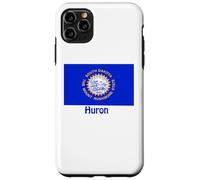 Huron South Dakota - Recuerdo de Bandera de Estados Unidos Carcasa para iPhone 11 Pro MAX