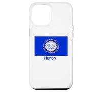 Huron South Dakota - Recuerdo de Bandera de Estados Unidos Carcasa para iPhone 12 Pro MAX