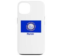 Huron South Dakota - Recuerdo de Bandera de Estados Unidos Carcasa para iPhone 13