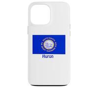 Huron South Dakota - Recuerdo de Bandera de Estados Unidos Carcasa para iPhone 13 Pro MAX