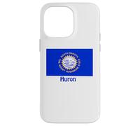 Huron South Dakota - Recuerdo de Bandera de Estados Unidos Carcasa para iPhone 14 Pro MAX