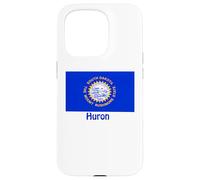 Huron South Dakota - Recuerdo de Bandera de Estados Unidos Carcasa para iPhone 15 Pro