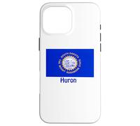 Huron South Dakota - Recuerdo de Bandera de Estados Unidos Carcasa para iPhone 16 Pro MAX
