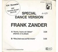 Hurra,Hurra wir leben(Vamos a la playa)/Rita(Heb was auf für mich)(7" Vinyl Single)(Special Dance Version(Promo)(1983)(Hansa 106073-000)