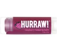 Hurraw! Bálsamo Labial con Color de Frambuesa: Orgánico, Vegano Certificado, Libre de Crueldad Animal y Gluten. Ingredientes 100% Naturales sin OMG. Sin Cera de Abeja, Karité, Soja ni Aceite de Palma.