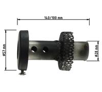 Hurric Aislamiento acú. recambio Hurric Pro 2 TUBO DOBLE, (PAR)