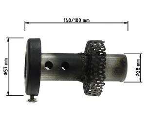 Hurric Aislamiento acú. recambio Hurric Pro 2 TUBO DOBLE, (PAR)