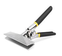HURRICANE Costurero manual de chapa, herramientas de doblado de hojas de mandíbula recta de 6 pulgadas para aplanar metal, alicates de flexión con mango de cojín doble inmerso, fuerza de agarre y