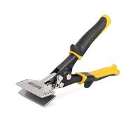 HURRICANE, Selladora manual resistente de chapa de 7,6 cm para aplanar metal, alicates de precisión para pico de pato y pinzas de chapa, para proyectos HVAC, mandíbula ergonómica recta y lisa