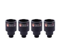 Hurromy 4X HD CCTV Lente 3.0MP M12 2.8-12mm Varifocal CCTV IR HD Objetivo, F1.4, Enfoque manual Zoom