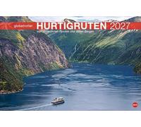 Hurtigruten Globetrotter Kalender 2027 - Von unberührten Fjorden und stillen Bergen: Eine Kreuzfahrt zum Nordkap in einem atemberaubenden ... idyllische Buchten im großen Wandkalender.