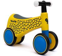 Hurtle Bicicleta para niños pequeños con Manillar LED - Bicicleta de Aprendizaje Segura sin Pedales con 4 Ruedas, Bicicleta de Equilibrio para niños y niñas de 18 a 36 Meses, Primera Bicicleta, Color