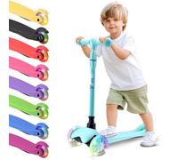 Hurtle Patinete Infantil - Scooter de 3 Ruedas con Luces LED, Altura Ajustable - para Niños y Niñas (2-5 Años, hasta 20 kg) - Patinete Seguro para Interior y Exterior