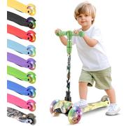 Hurtle Patinete para niños pequeños - Patinete Premium con Ruedas LED - Patinete de Altura Ajustable para niños y niñas, para Interior y Exterior, 20 kg, 2 - 5 años
