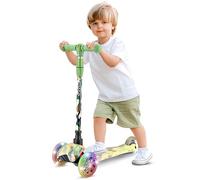 Hurtle Patinete, Scooter para niños, 3 Ruedas, Liviano, Luces LED, Antideslizante
