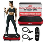 Hurtle Plataforma vibratoria, Fitness, Maquina de Ejercicio, Mando a Distancia, Velocidad Ajustable, Perdida de Peso, Gimnasio en casa