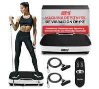 Hurtle Plataforma vibratoria, Fitness, Maquina de Ejercicio, Mando a Distancia, Velocidad Ajustable, Perdida de Peso, Gimnasio en casa