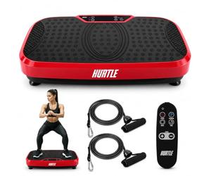 Hurtle Plataforma vibratoria, Fitness, Maquina de Ejercicio, Mando a Distancia, Velocidad Ajustable, Perdida de Peso, Gimnasio en casa