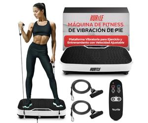 Hurtle Plataforma vibratoria, Fitness, Maquina de Ejercicio, Mando a Distancia, Velocidad Ajustable, Perdida de Peso, Gimnasio en casa