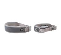Hurtta Adventure Collar Para Perros Gris Neopreno Con 3M Reflectores LED