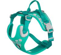 Hurtta Arnés para Perro de Fin de Semana Warrior para Perros medianos, Pavo Real, 60-80 cm