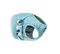 Hurtta Chaleco refrescante para Perros, Chaleco refrescante de Verano, Aguamarina, Azul Claro, 65-75 cm