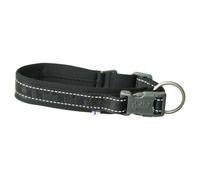 Hurtta Collar de perro informal ecológico sostenible (30-40 cm, Raven)
