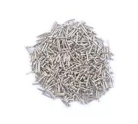 huruirui 1.5x25mm Clavos Pequeños Clavos de Hierro para Normales, Acabado para Colgar Cuadros Muebles de Carpintería Decorativos DIY Plata 500 pcs
