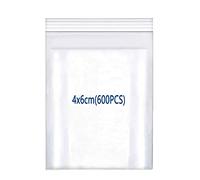 huruirui 4x6cm/600pcs Bolsas Autocierre Transparente Que se Pueden Volver a Sellar, Bolsas Pequeñas,Bolsas de Plastico Adecuadas Para Empaquetar Bolsitas de Galletas de Nuez