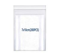huruirui 7x10cm/200pcs Bolsas Autocierre Transparente Que se Pueden Volver a Sellar, Bolsas Pequeñas,Bolsas de Plastico Adecuadas Para Empaquetar Bolsitas de Galletas de Nuez