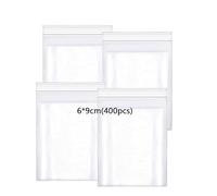 huruirui Bolsas Plastico Pequeñas,6x9cm/400pcs Bolsas Autocierre Transparente Que se Pueden Volver a Sellar,Bolsas Pequeñas,Bolsas de Plastico Adecuadas Para Bolsitas de Nuez