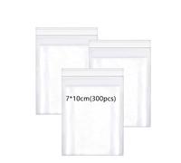 huruirui Bolsas Plastico Pequeñas,7x10cm/300pcs Bolsas Autocierre Transparente Que se Pueden Volver a Sellar,Bolsas Pequeñas,Bolsas de Plastico Adecuadas Para Bolsitas de Nuez
