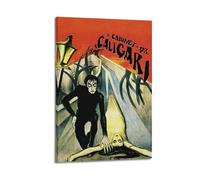 HURYEORHYH Das Cabinet Des Dr. Caligari - Póster de pared con impresión de arte de pared vintage, pintura decorativa estética, lienzo decorativo para sala de estar, dormitorio, 60 x 90 cm, estilo