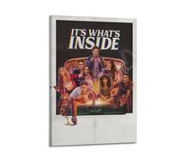 HURYEORHYH Póster de pared con texto en inglés "It Is What Is Inside Posters", estilo vintage, pintura decorativa, lienzo estético, decoración para sala de estar, dormitorio, 40 x 60 cm, estilo marco
