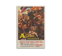 HURYEORHYH Póster de The Alamo con impresión de arte de pared, póster vintage, pintura estética, lienzo decorativo para sala de estar, dormitorio, 50 x 75 cm, estilo sin marco