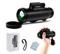 HURYSIN Monoculares HD 8 x 33: con sistema óptico HD, agarre mejorado, impermeable, a prueba de niebla, a prueba de golpes, completo con GlassPak - Respaldado por una garantía infinita e incondicional