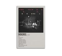 HURYWRTTH Fontaines D.C. Álbum DogrelCanvas Pósteres estéticos para pared, pintura decorativa, póster decorativo, lienzo vintage para sala de estar, dormitorio, 30 x 45 cm, estilo sin marco