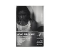 HURYWRTTH Gracie Abrams Album Good Riddance Tracklist, pósteres estéticos para pared, pintura decorativa, póster decorativo para sala de estar, dormitorio, 30 x 45 cm, estilo sin marco