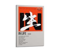 HURYWRTTH IN LIFE by Stray KidsCanvas Pósteres estéticos para pared, pintura decorativa, póster decorativo, lienzo vintage para sala de estar, dormitorio, 60 x 90 cm, estilo marco