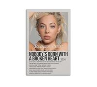 HURYWRTTH MacKenzie Álbum Nobody's Born With A Broken HeartCanvas Posters Estético Arte de pared Cuadro decorativo Póster Decoración Vintage Lienzo para Sala de Estar Dormitorio 30 x 45 cm (30 x 45 cm