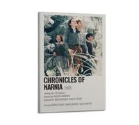 HURYWRTTH Póster estético de las Crónicas de NarniaCanvas para pared, pintura decorativa, lienzo vintage para sala de estar, dormitorio, 40 x 60 cm, estilo marco