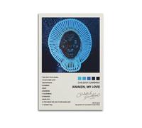 HURYWRTTH Póster infantil de Gambino Awaken My LoveCanvas Póster estético para pared, pintura decorativa, lienzo vintage para sala de estar, dormitorio, 50 x 75 cm, estilo sin marco