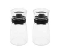 Husalsea Aceitera de Cristal con Dosificador Antigoteo - Dispensador de Aceite y Vinagrera, Botella Rellenable para Cocina, Salero de Vidrio 160ml
