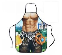 Husalsea Delantal Oktoberfest- Delantal Gracioso para Barbacoa, Delantal Sexy y Divertido para Hombre, Ideal para Cocina y Eventos, Divertido, Ajustado e Impermeable (Style-358)